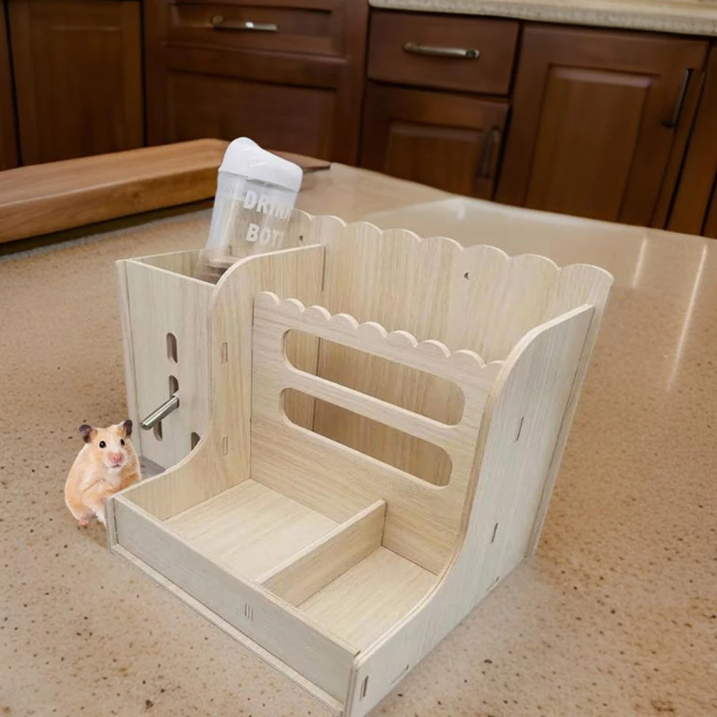 Многоцелевой диспенсер для воды сена мелких животных с подставкой бутылок питья