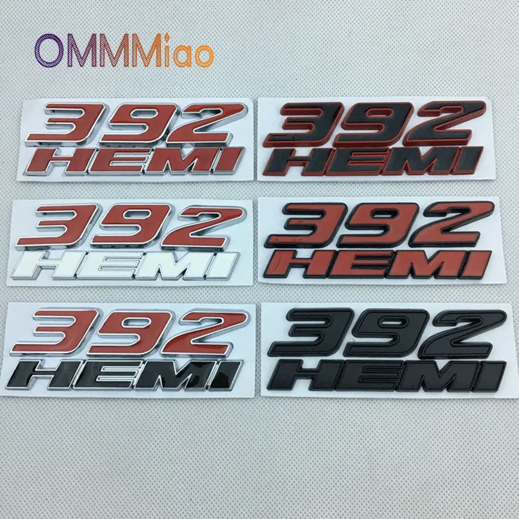 

Jeep Cherokee compass 392 логотип hemi 392emi металлическая Модифицированная наклейка JEEP DODGE Автомобильная наклейка wrangler ram 1500 dodge challenger багажник