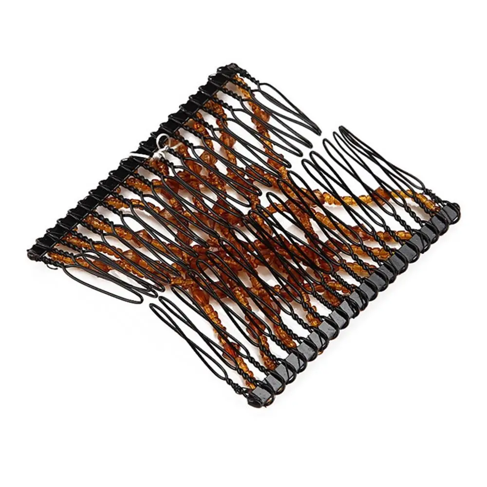 Женская эластичная повязка для волос винтажная модная заколка с металлической