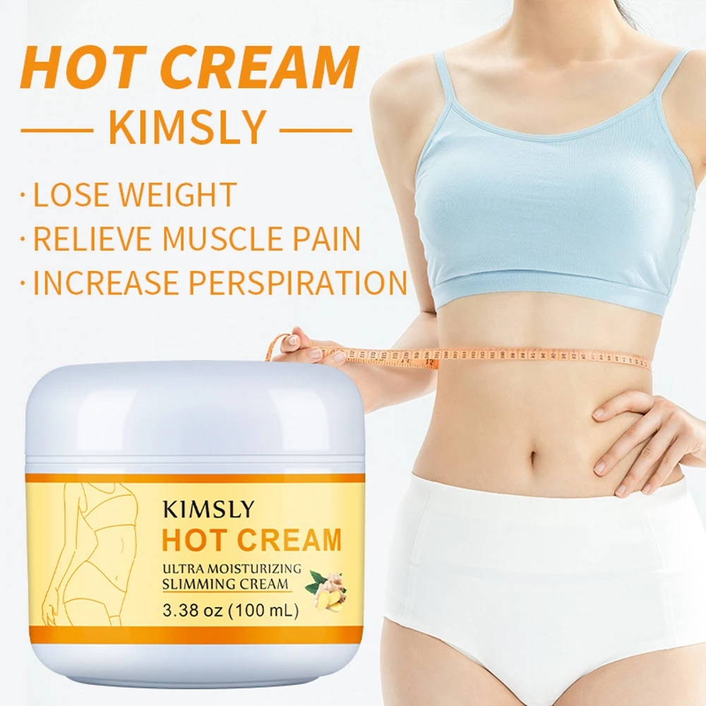 

100ml Turmeric Belly Massage Cream Fever Firming Body Care Massage Cream Fat Burning Massage Cream
