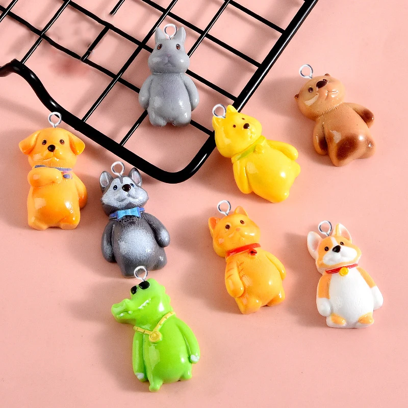 10 шт. подвески в виде кошек и собак