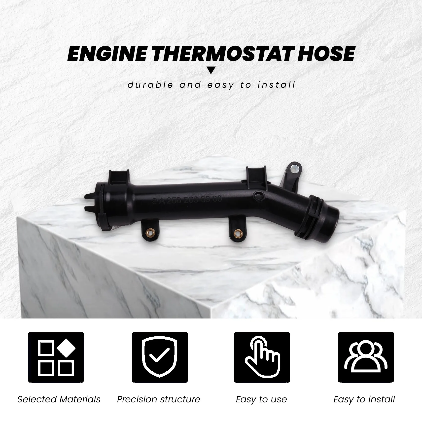 2562033900 Шланг термостата двигателя шланг охлаждающей воды для Mercedes-Benz W222 W167 W292 CLS450