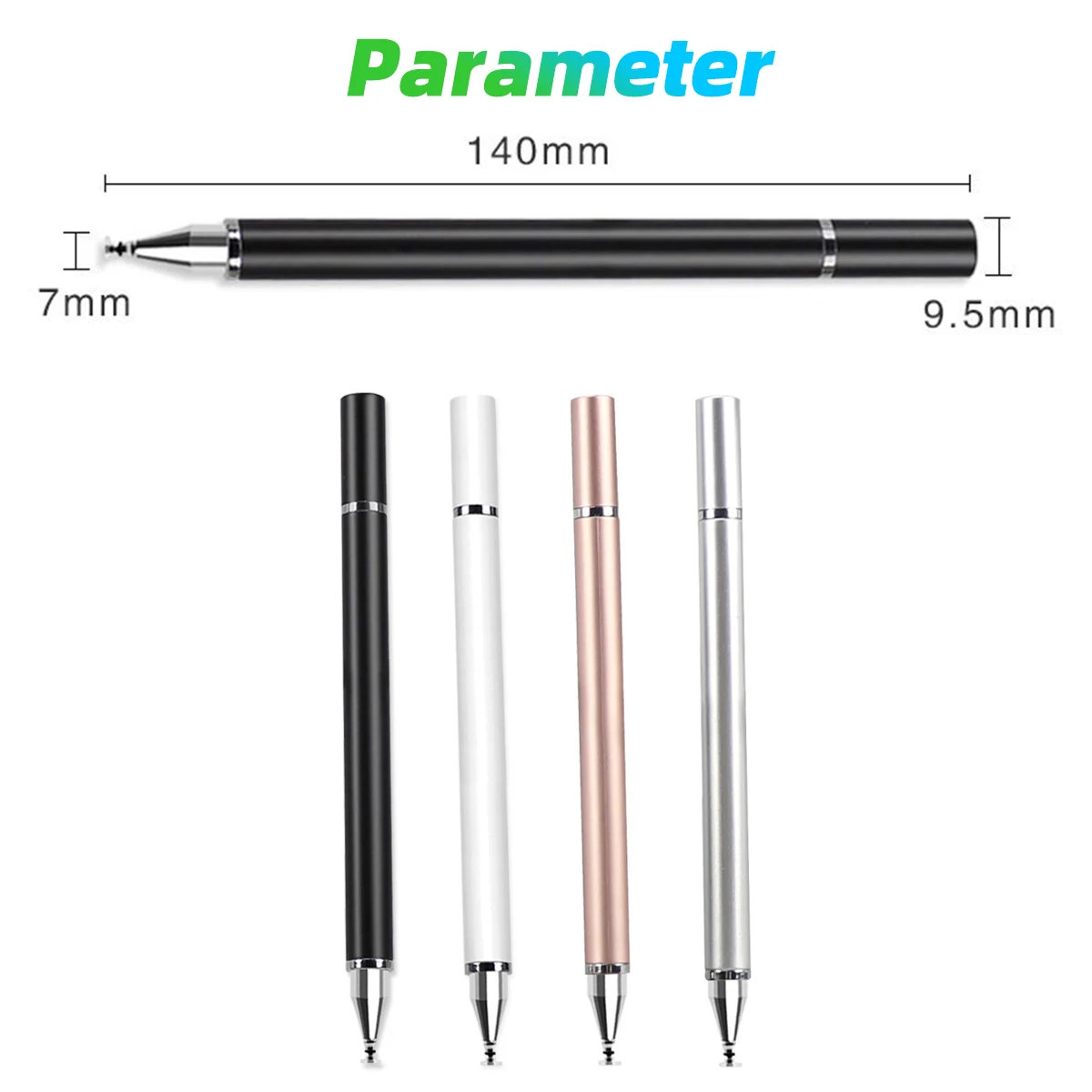 FONKEN 2 In 1 Stylus Pen for Phone Tablet Pen Capacitive Screen Caneta Touch Pen Ballpoint Pen Drawing Pencil for Samsung Xiaomi images - 6