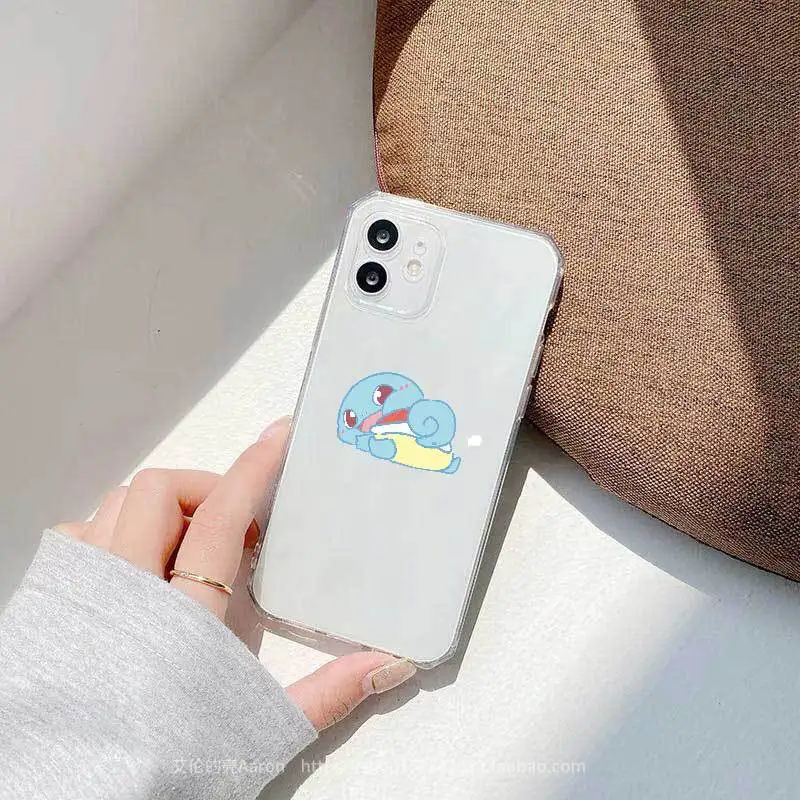 Чехол для телефона с изображением покемона Пикачу IPhone 13 12 11 Promax X Xr Xs Max 7 8 Plus милый