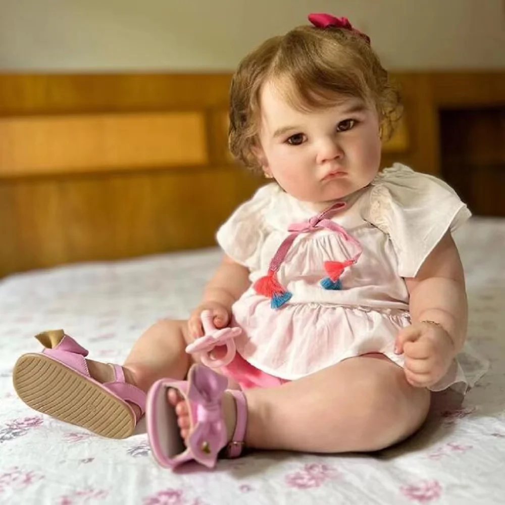 

Кукла новорожденная Шарлотта ручной работы, 65 см