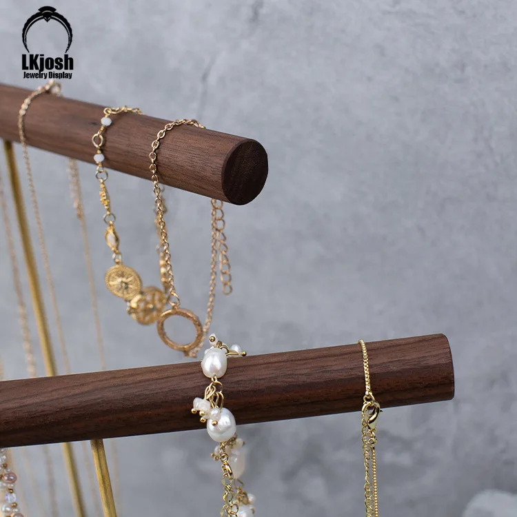 Роскошный Деревянный Массив ореха медный стержень высококачественный