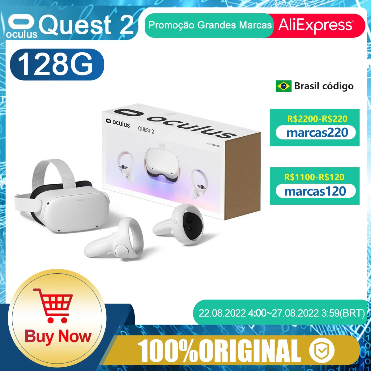 Очки виртуальной реальности Oculus Quest 2 128 ГБ виртуальная реальность улучшенная