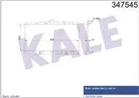 

347545 for engine water radiator CIVIC CRX for