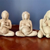 birthing woman sculpture resin crafts ornaments maternal love is great gothic statue home desktop decoration room decor