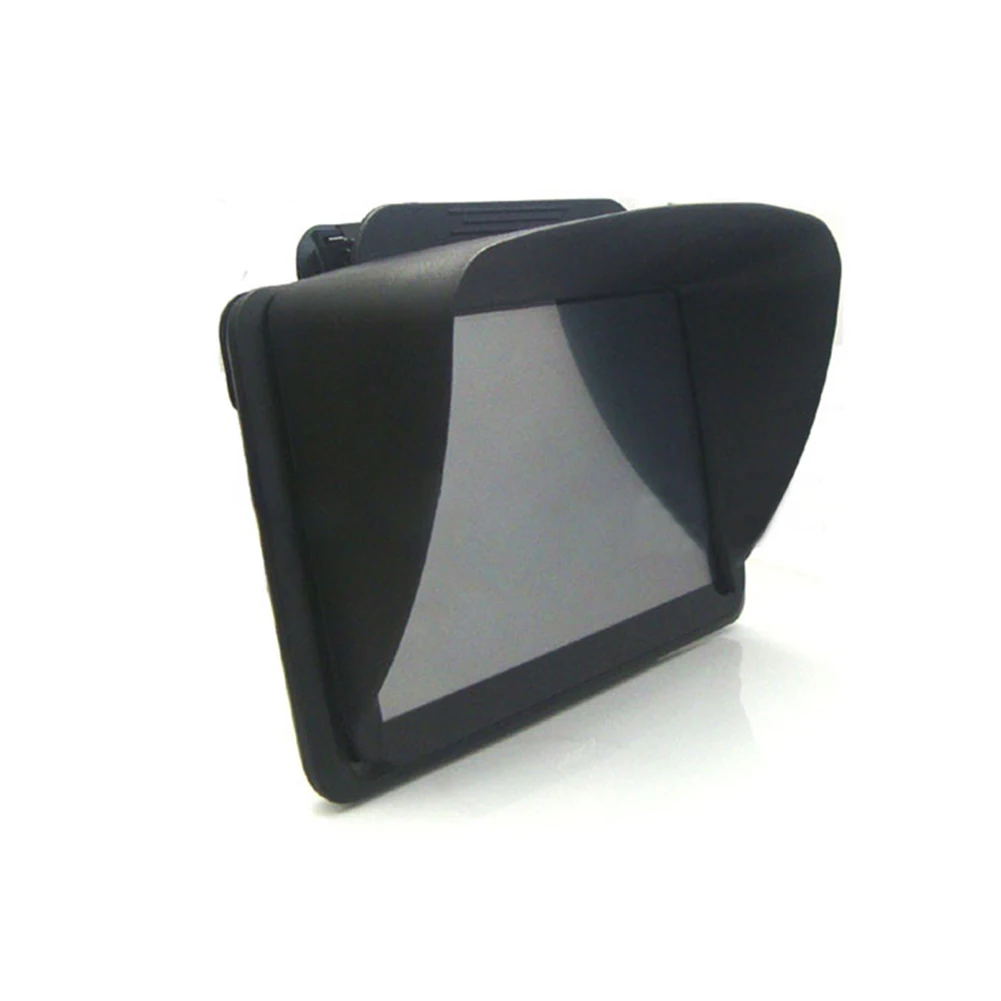 

7 Inch Car GPS Sunshade Navigator Light Shield Plastic Black Easy To Install Durable Sun Visor Cover Car Accessories