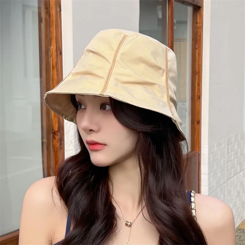 2022 New Designer Bucket Hat Pleated 