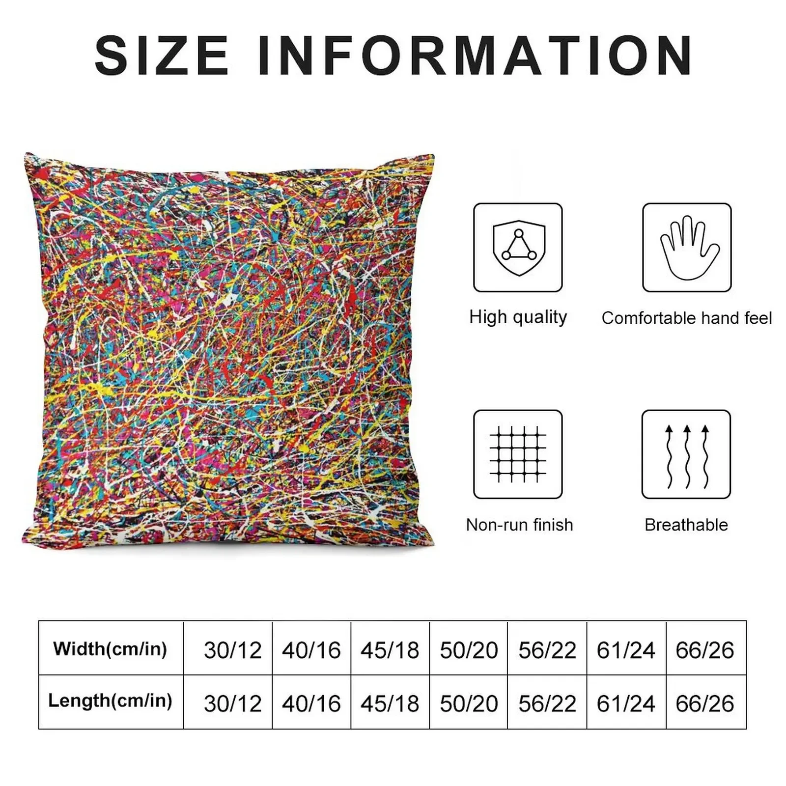 Абстрактная подушка Fujian 100% Полиэстер