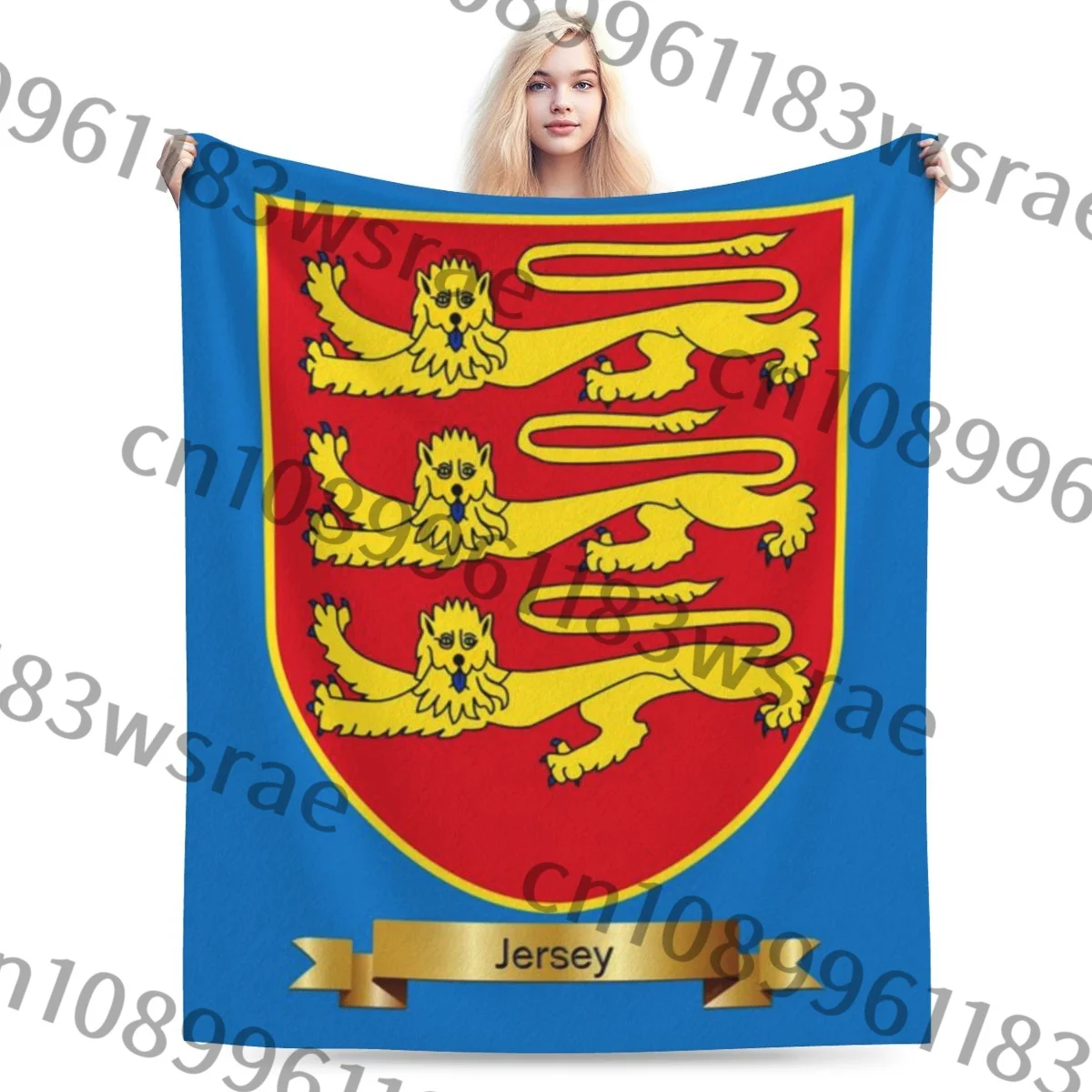 Подарочные наклейки с флагом Джерси и другие товары ультрамягкое Флисовое