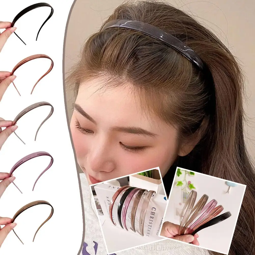 

Trendy Sunglasses Frame Shape Acrylic Hairbands For Women Toothed Headband Anti-slip Hair Hoop Turban Fashion Hair Accessor O4K2