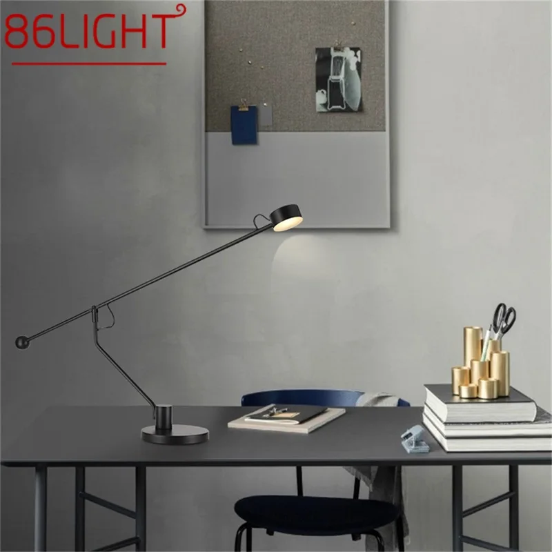 

86LIGHT Contemporary Table Lamp LED Simple Design Adjustable Vintage Desk Light for Home Study Bureau Decor