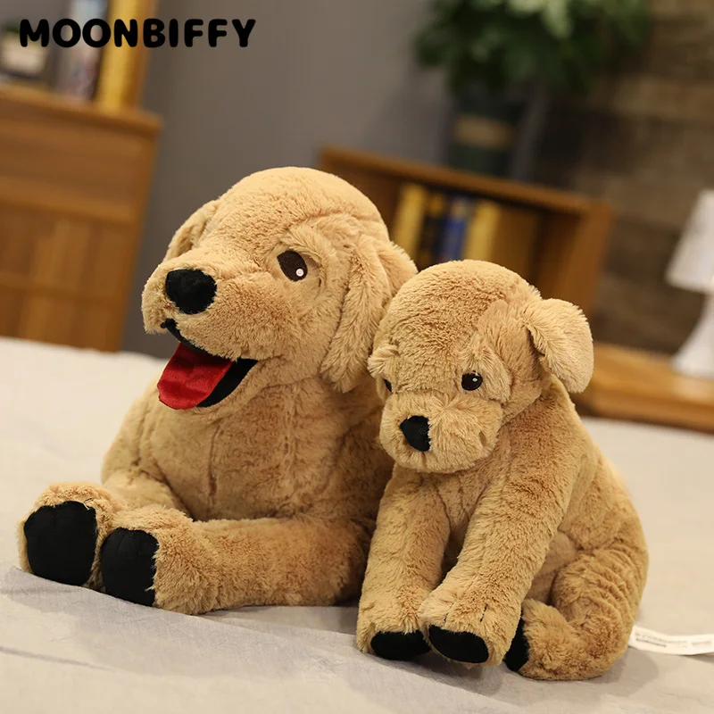 

Cute Dog Plush Toy Life Like Labrador Puppy Soft Doll Stuffed Real Life Animal Lying Position Dog Pillow Kids Toys Birthday Gift