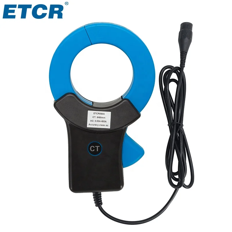 

ETCR068A 0.00~800A AC curent clamp current sensor high quality current meters