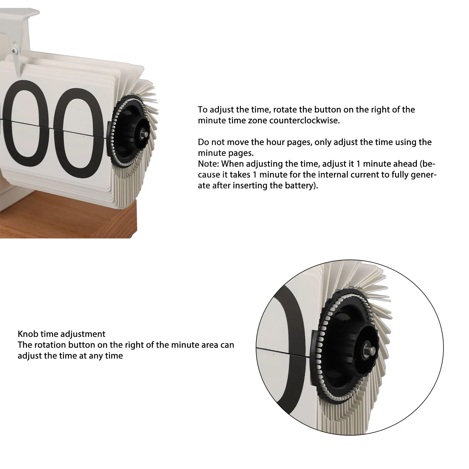 Цифровые настольные часы в стиле ретро с откидной крышкой от TOPINCN автоматическим