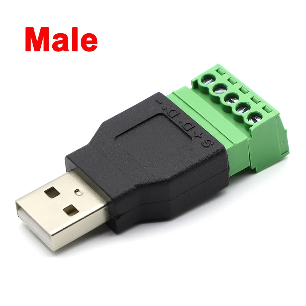 

USB 2.0 разъем JCD, черный+зеленый+серебристый