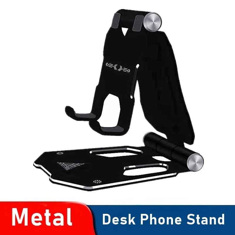tongdaytech universal desk mobile phone stand aluminium holder foldable mini mount telefon tutucu for iphone tablet smartphone free global shipping