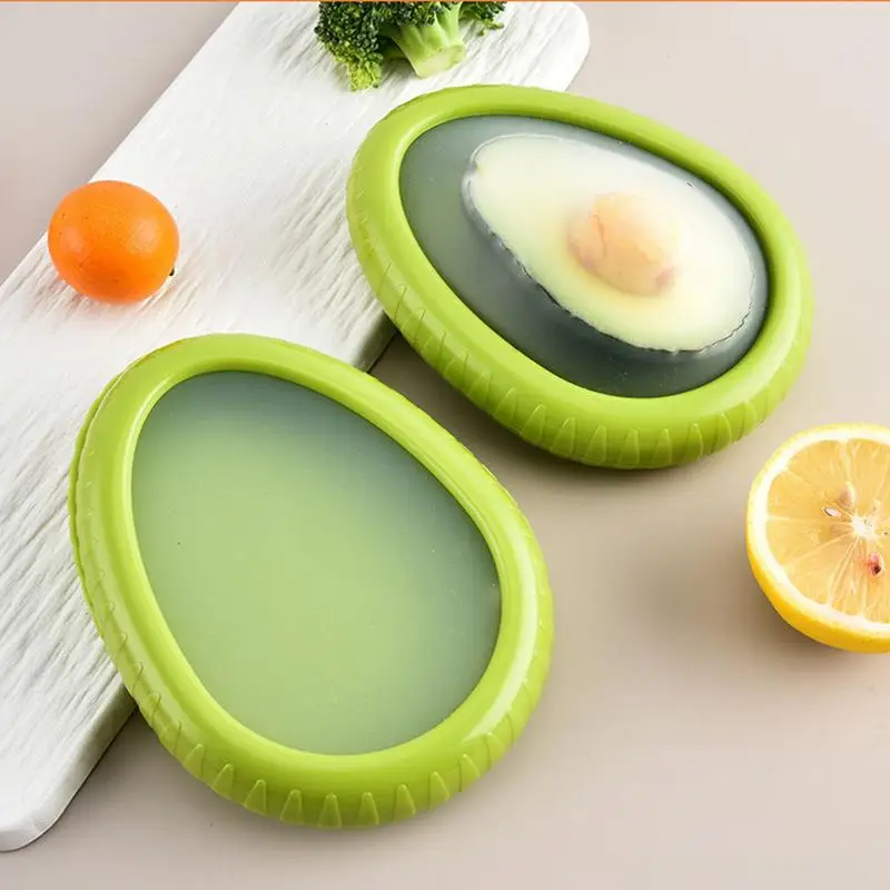 Силиконовый органайзер для фруктов с авокадо силиконовый контейнер хранения