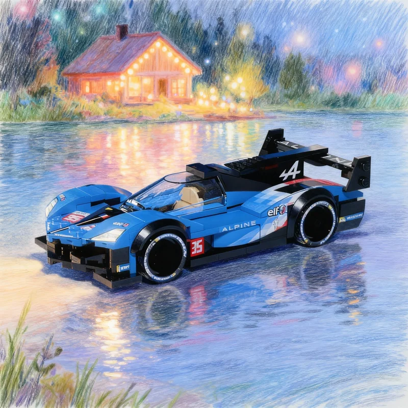 Фото Набор строительных блоков MOC ALP WEC City Champions, 196 деталей, архитектурная модель, игрушка, рождественский подарок, креативная идея, развивающий конструктор, подарок на день рождения №1
