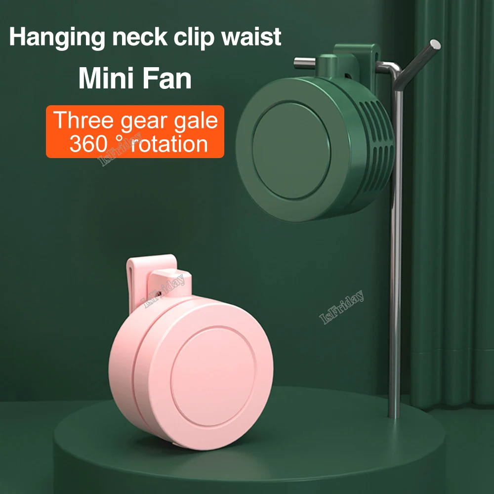 

New Mini Clip on Fan USB Rechargable Summer Cooling Fan Office Home Traveling Portable Personal Cooler Air Conditioner