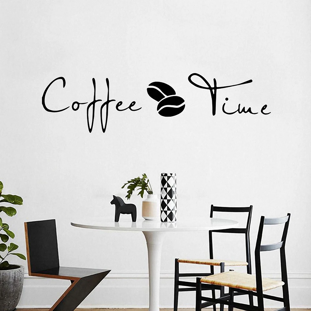 

Stylish Wall Stickers Simplicity Modern Cafe Wall Decoration Wallpaper Art Decal Room Decoration Coffee Shop Home Office Decor