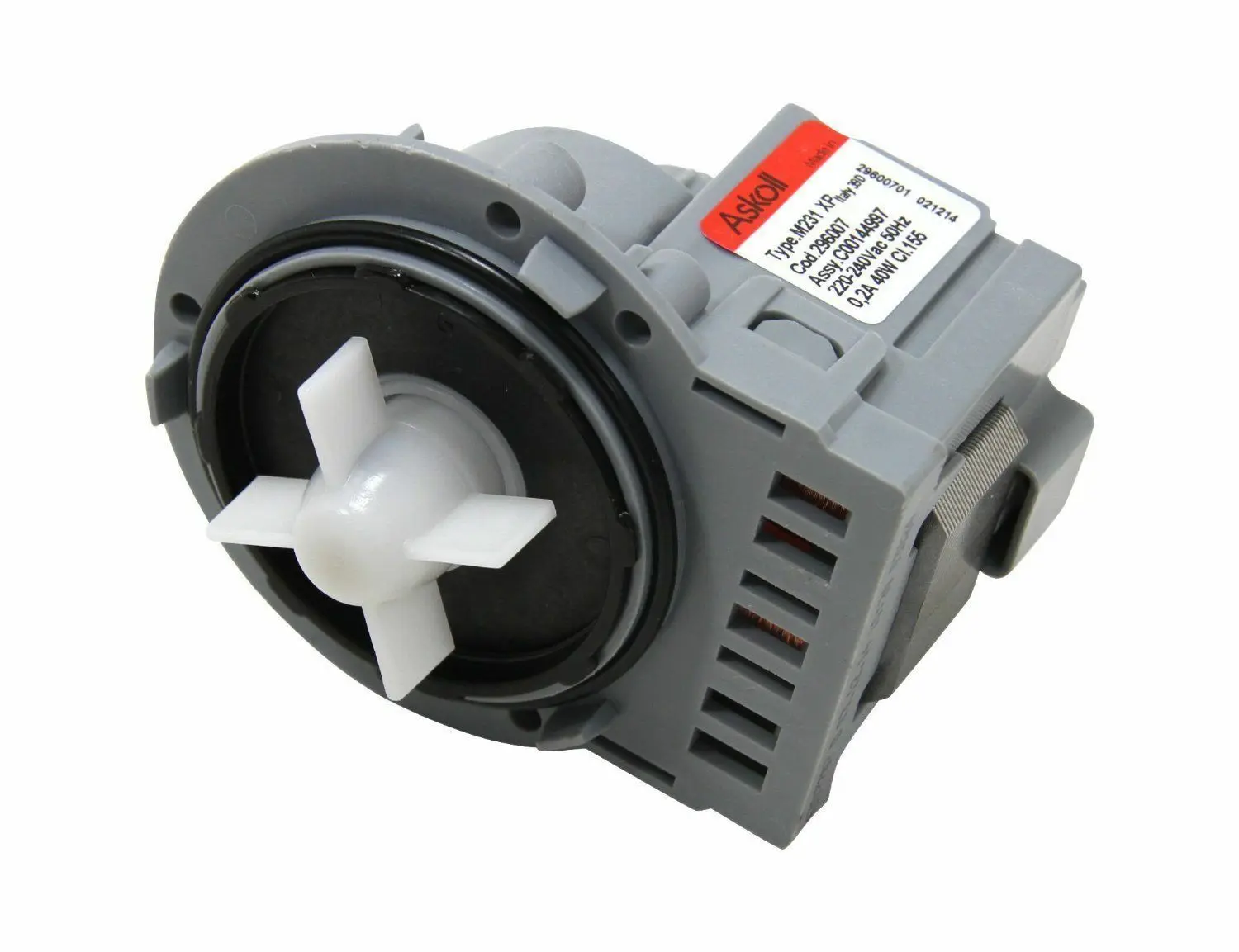 Askoll M231XP 40W washing machine drain pump Candy Hoover Electrolux Whirlpool AEG |