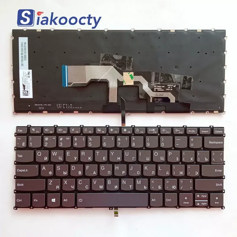 Клавиатура для Lenovo Xiaoxin Pro-13 Pro13 13S 2019 2020 S540-13 (русская раскладка) (art.: 3920dafd418f2) - 3920dafd418f2