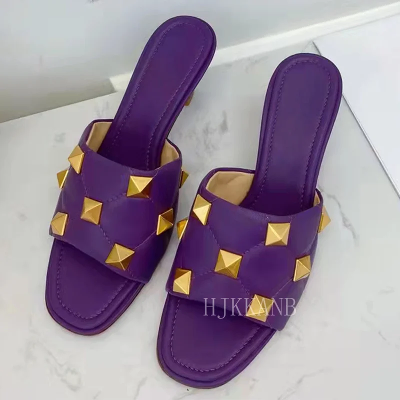 Женские модельные туфли на тонком высоком каблуке блестящие кожаные сандалии с