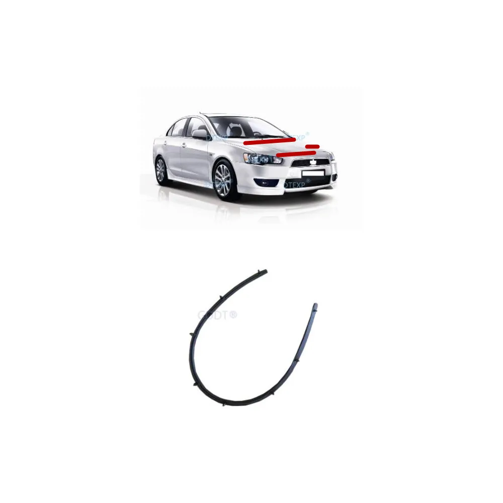 1 Piece Hood Rubber for Lancer CY CX 5902A067 2007-2020 Bonnet Weather Strip for Fortis Water Proof Strip for Evo 10 X