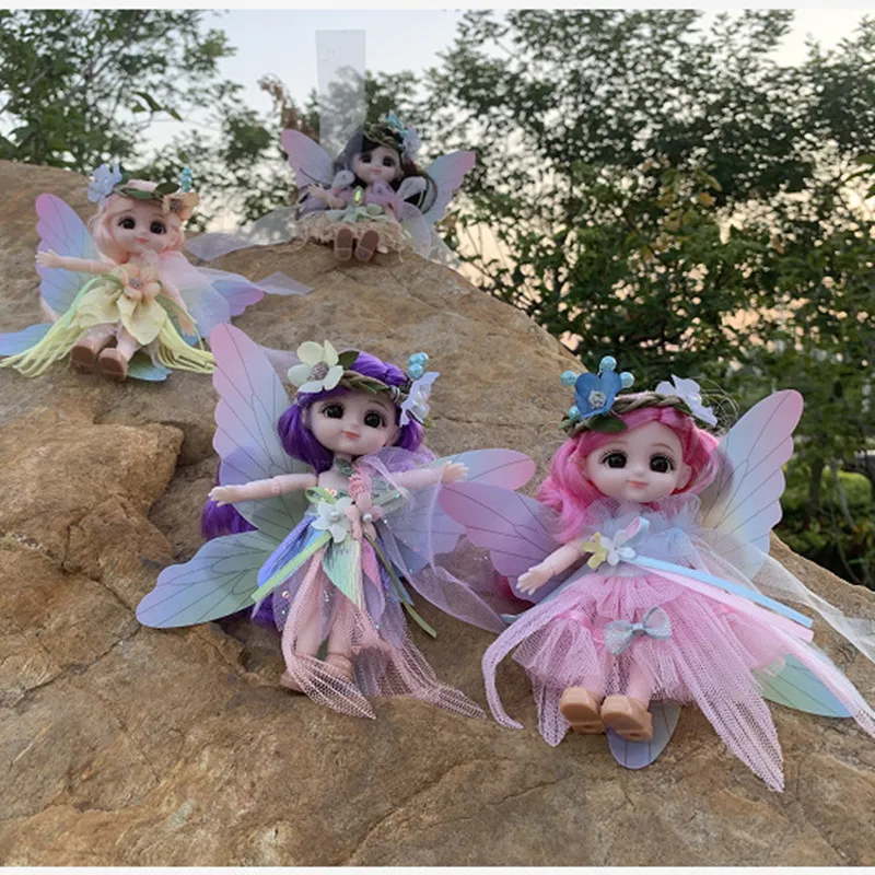 Новинка Kawaii 1/12 детская карманная кукла 10 см Ob11 куклы с одеждой наряд платье