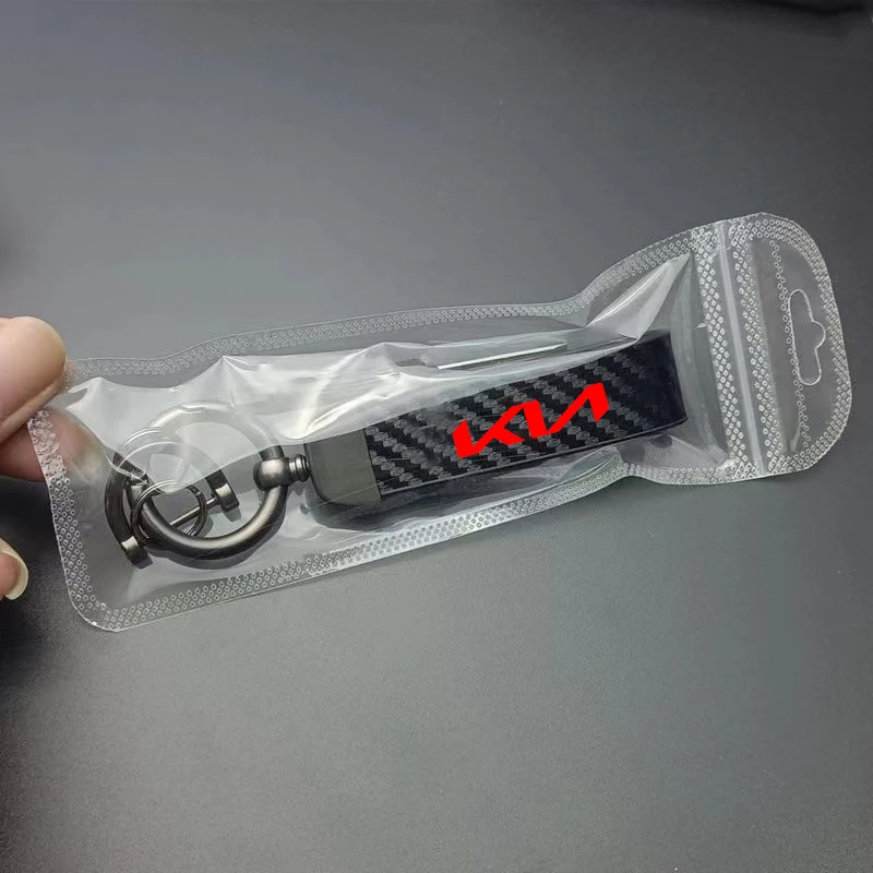 Кольцо для ключей KIA из углеродного волокна |