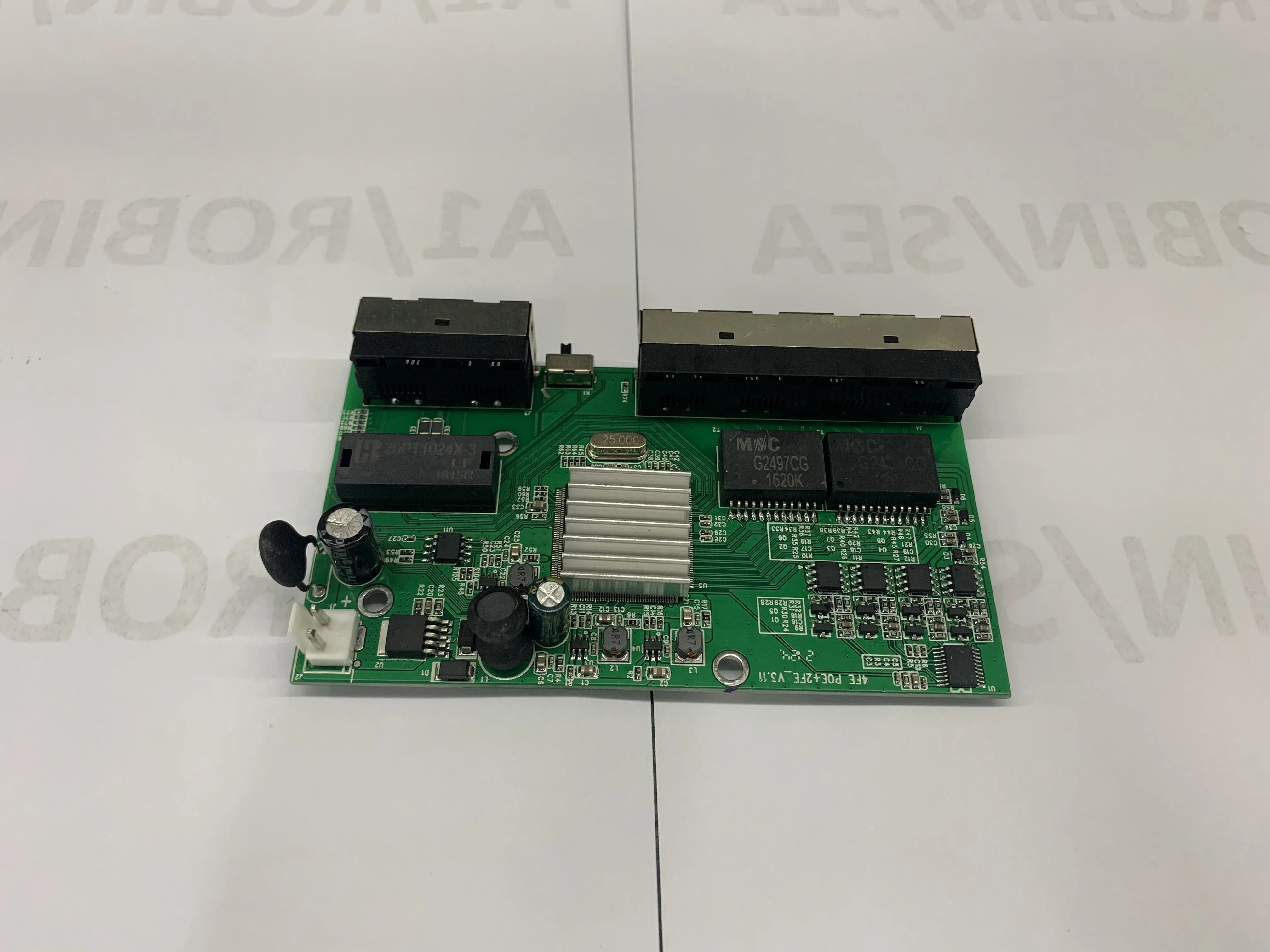 Wanglink OEM ODM Заводской Ethernet-коммутатор POE 4FE+2FE PCBA на складе