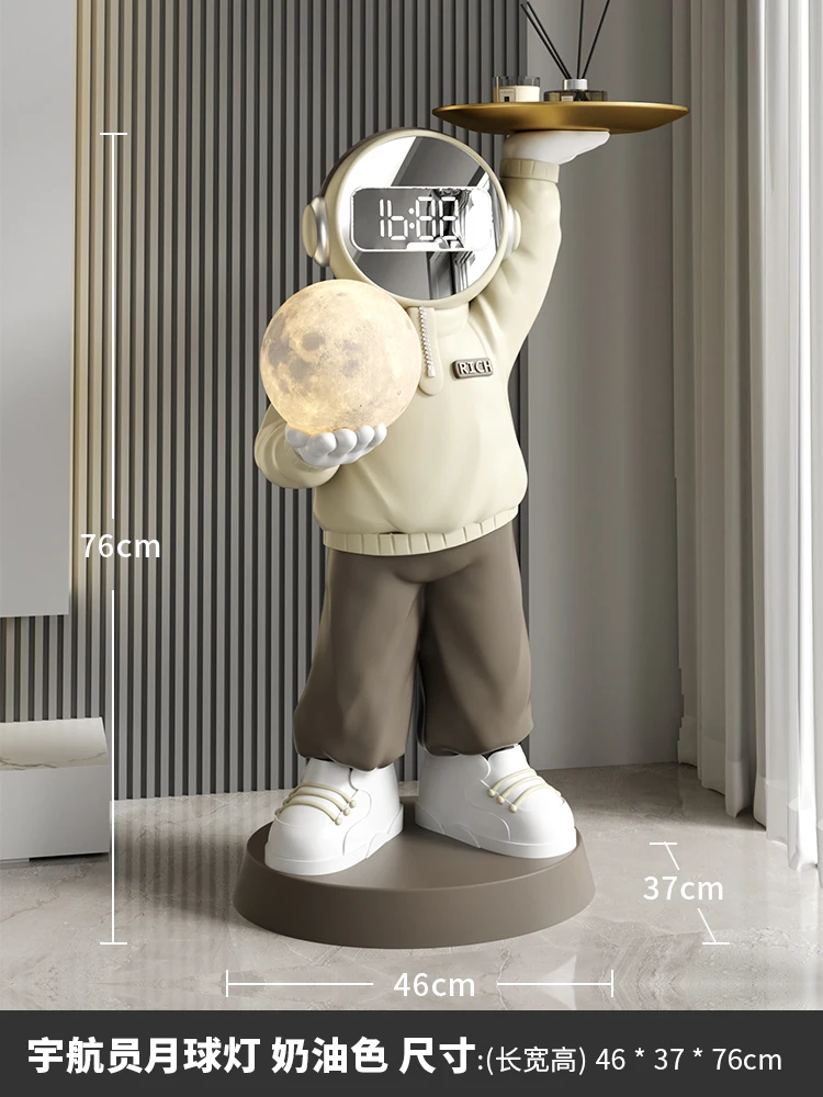 

Светящаяся статуя астронавта из смолы