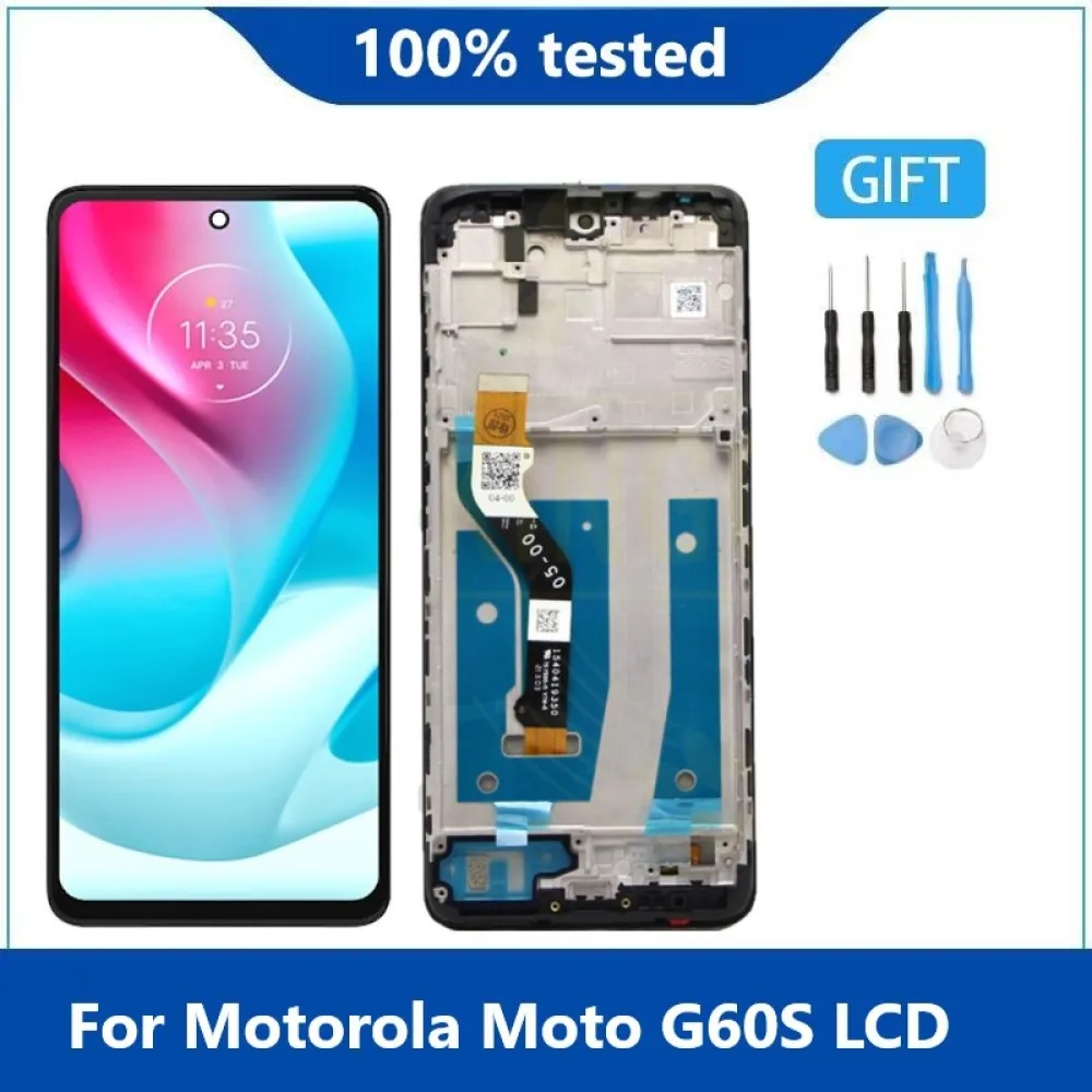 

Top 6.8''Original For Motorola Moto G60S XT2133-2 xt2133-1LCD Touch Panel Screen Digitizer Assambly For Moto G60S