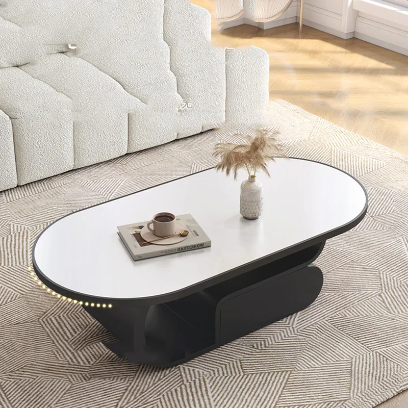 Дизайнерские кофейные столики для квартиры овальные домашние маленькие