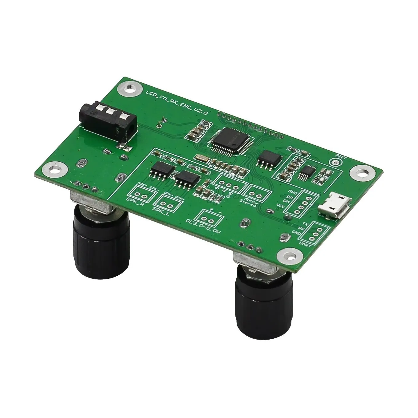 Плата модуля цифрового стерео FM-радиоприемника DSP PLL 87-108 МГц с последовательным