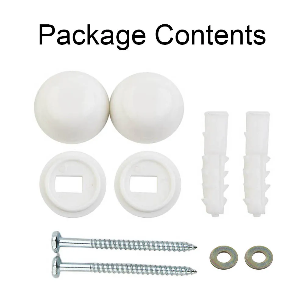 

Mounting Screws Anchor Bidet Bolts Fitting Fixing Kit For Toilet Foot Pan Plastic + Iron Durable And Practical
