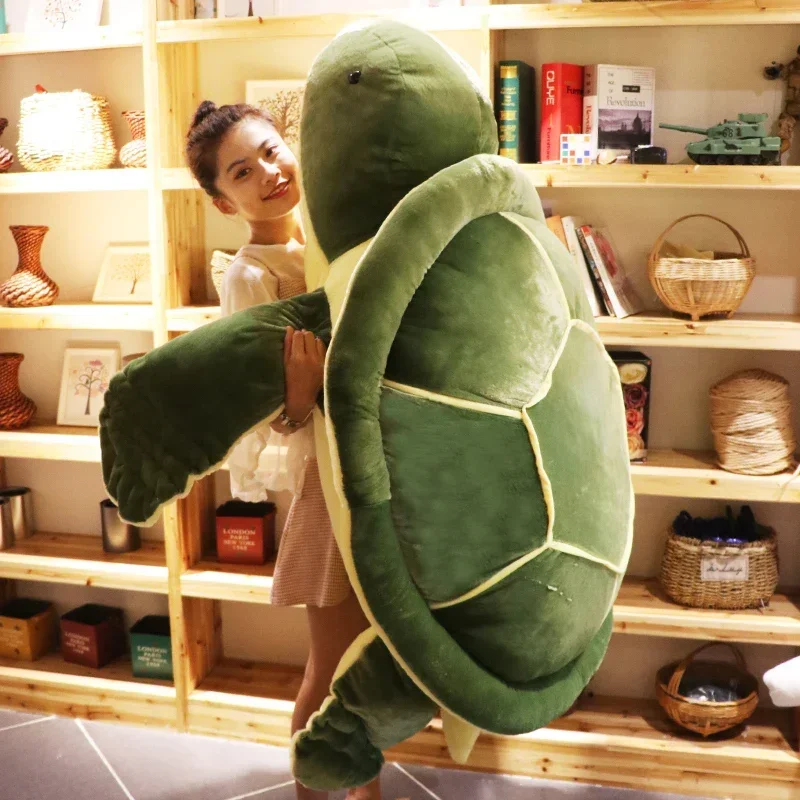 150cm Arrogant Turtle Plush Toy Doll Soft Giant Animal Green Tortoise Sleeping Pillow Large Birthday Gift Longevity turtle