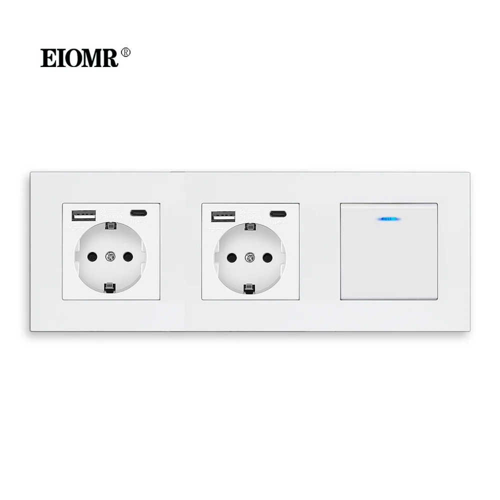 

EIOMR Розетка с USB портами