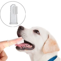 soft dog cat toothbrush pet finger toothbrush dogs oral cleaning tool for dog brush bad breath tartar teeth care pet product