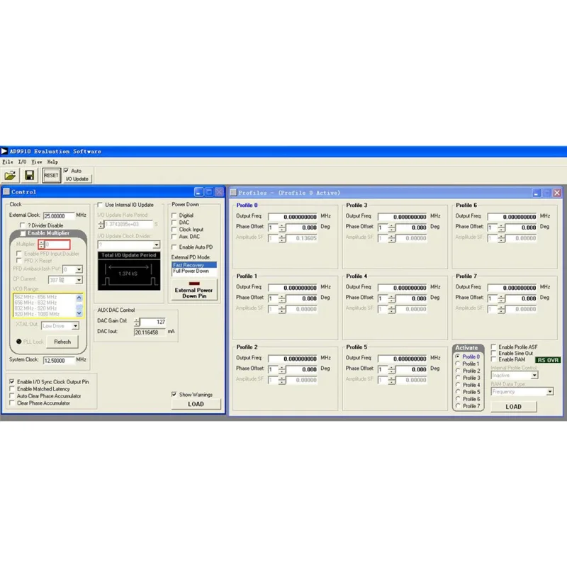 Модуль AD9910 V3 разработка 1G DDS источник радиочастотного сигнала с оценочной платой