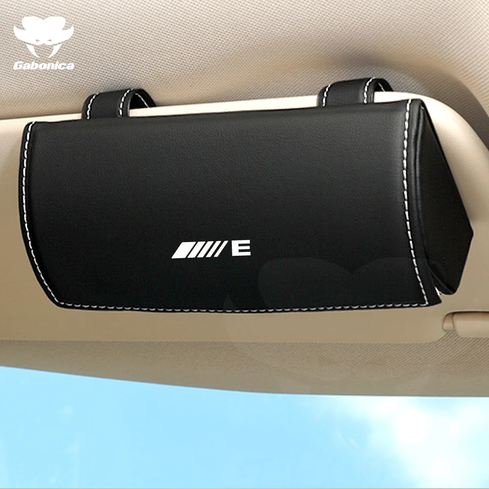 Автомобильный держатель для очков Чехол солнцезащитных Многофункциональный