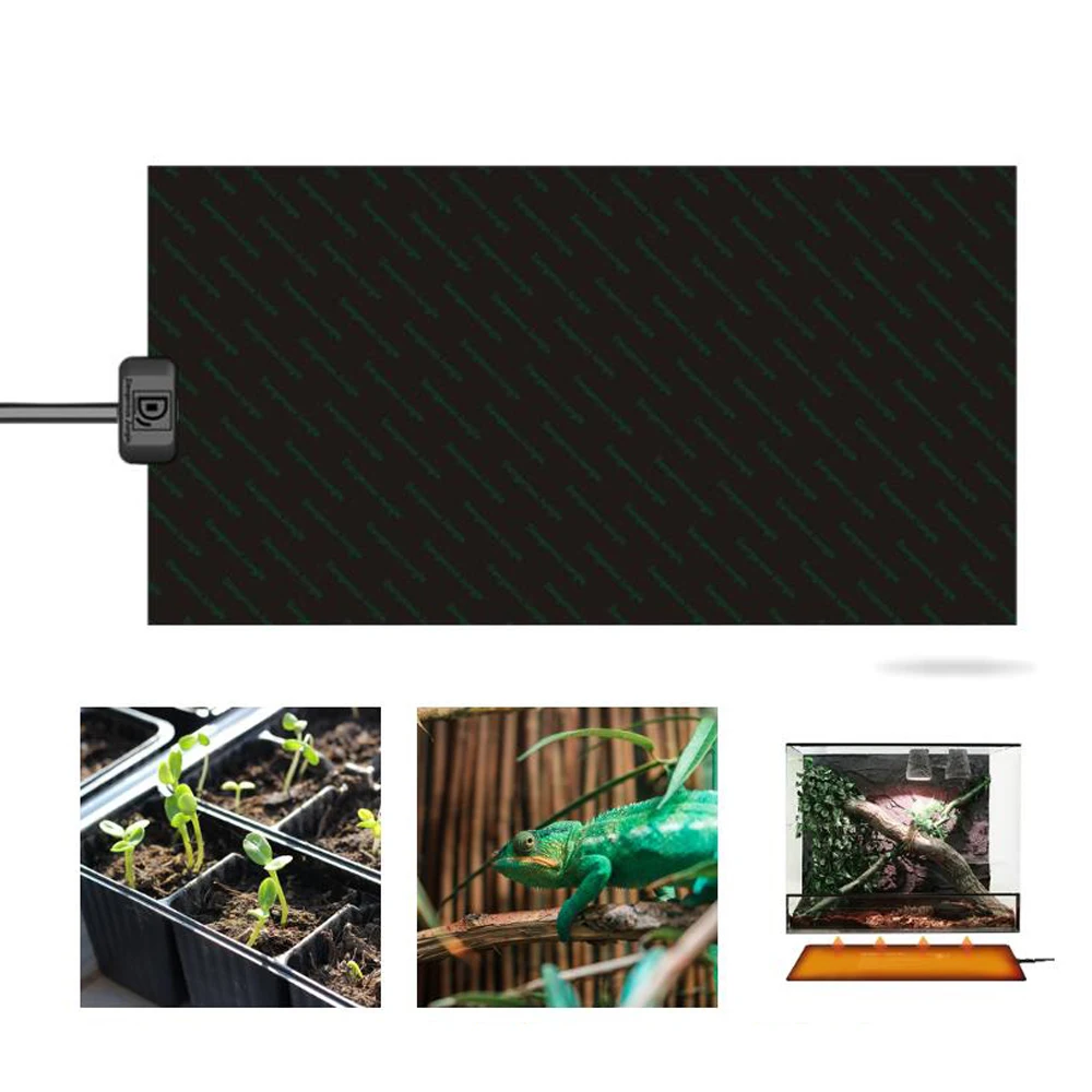 

Pet Heating Pad Waterproof Electric Indoor Heating Mat for Turtles Lizards Frogs and Other Reptiles Constant temperature 40℃