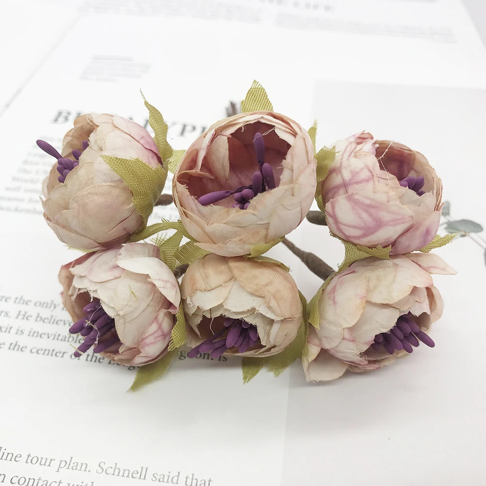 

Искусственный цветок Роза Флорес