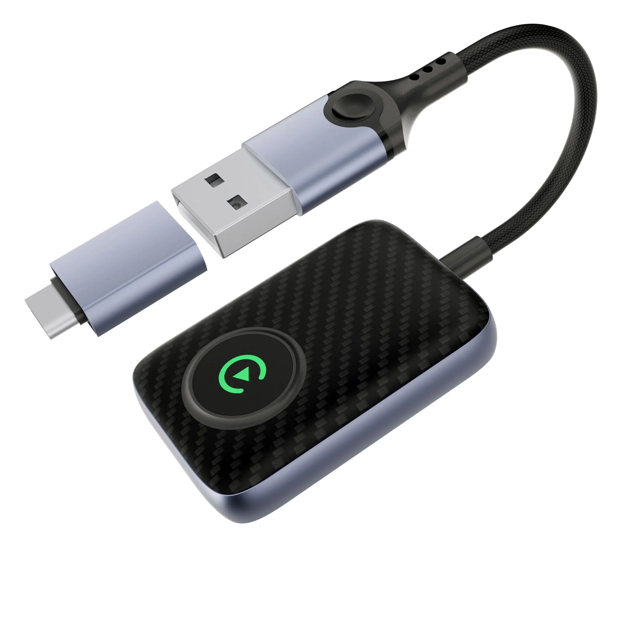 Беспроводной адаптер CarPlay преобразует заводской проводной в беспроводной Plug and