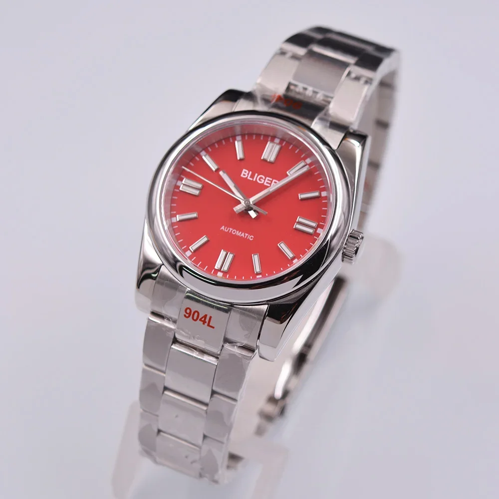 Bliger индивидуальный логотип 36 мм/39 мм сапфировые мужские часы Miyota 8215/Mingzhu 2813/NH35A с