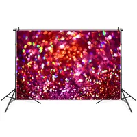 Dark Red Glitters Light Bokeh Gradient Photography Background Custom Baby Party Photocall Photo Booth Photographic Backdrops